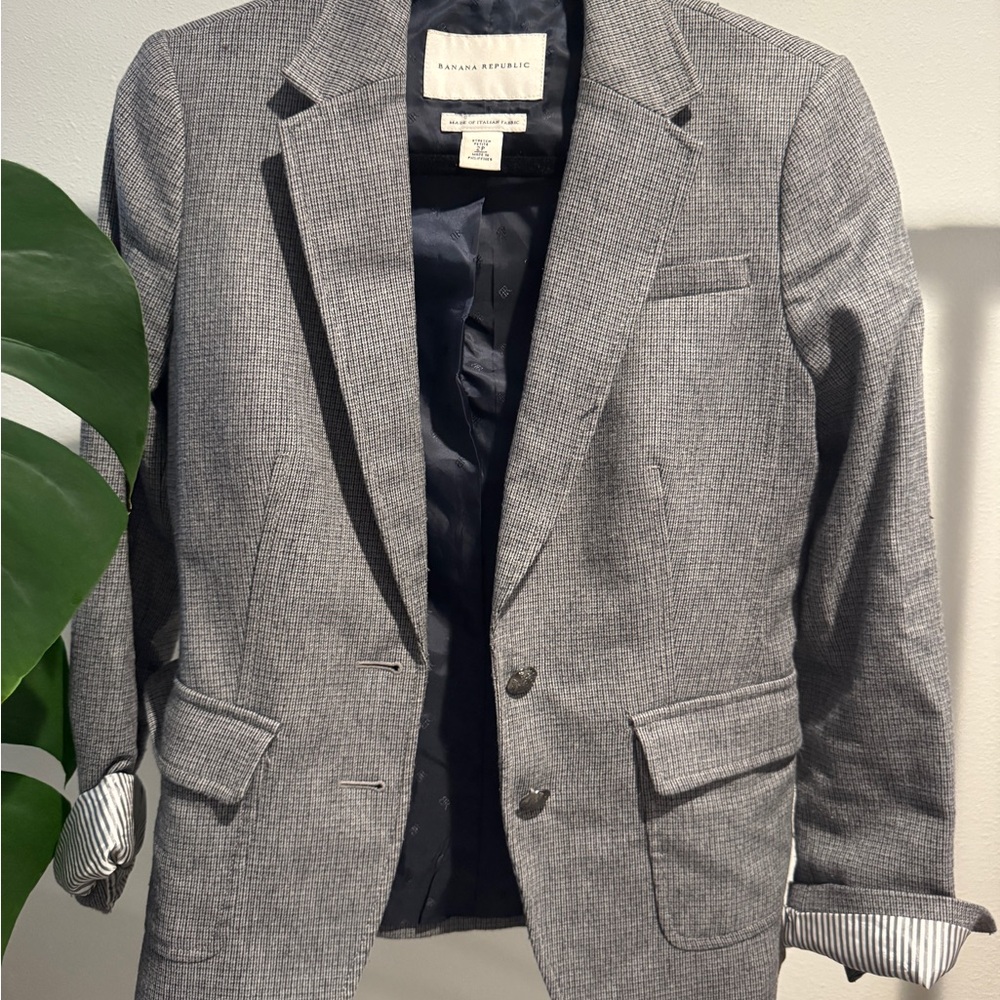 Gray Blazer by Banana Republic